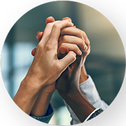 Image of joint hands